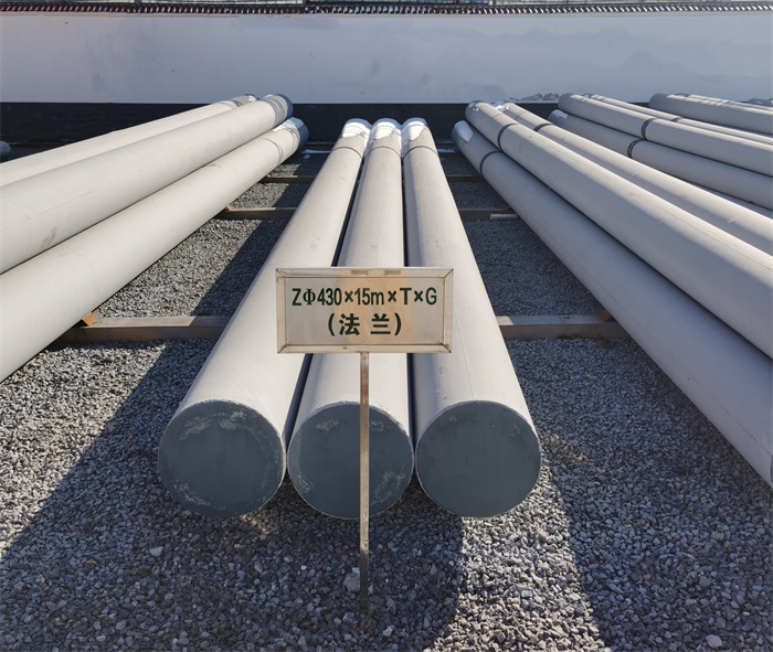 东阳430×15米×T×G砼电力电杆